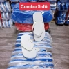 Combo 5 Đôi Dép Kẹp Xốp Siêu Nhẹ Tăng 1 Size - Thích Hợp Cho Nam & Nữ, Dùng Trong Nhà Khách Sạn, Giá Ưu Đãi 69.000₫ 3