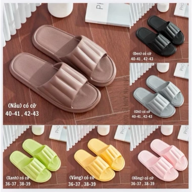 Combo 5 đôi dép lê nguyên khối chống trơn trượt - Nhẹ bền, phù hợp nhà, tắm, văn phòng, khách sạn - Giá ưu đãi 121.500₫ 6