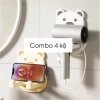 Combo 5 Giá Đỡ Máy Sấy Tóc Dán Tường Hình Gấu Hoạt Hình - Đa Năng, Chất Liệu Cao Cấp, Giá 27.000₫ 9