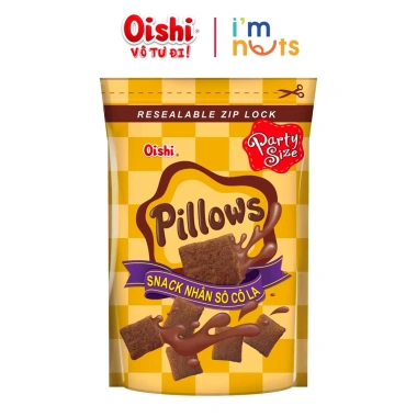Combo 5 Gói Snack Nhân Kem Pillows & Sponge Oishi Đủ Vị Túi Zip - Chỉ 65.000