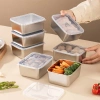Combo 5 hộp đựng cơm inox 304 chữ nhật nắp nhựa kín, văn phòng, 13.000₫ 2