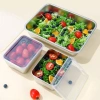 Combo 5 hộp đựng cơm inox 304 chữ nhật nắp nhựa kín, văn phòng, 13.000₫ 3
