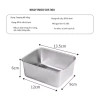 Combo 5 hộp đựng cơm inox 304 chữ nhật nắp nhựa kín, văn phòng, 13.000₫ 4