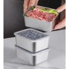 Combo 5 hộp đựng cơm inox 304 chữ nhật nắp nhựa kín, văn phòng, 13.000₫ 5