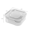 Combo 5 Hộp nhựa cấp đồng 350ml có nắp - Đựng thực phẩm an toàn, bền, giá chỉ 24.500đ 8