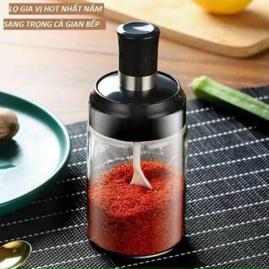Combo 5 Hũ Đựng Gia Vị Kèm Thìa Thông Minh - Tiết Kiệm Không Gian, Giá Ưu Đãi 59.900