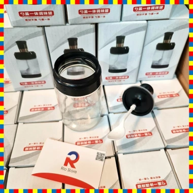 Combo 5 Hũ Đựng Gia Vị RioBen + Thìa Thông Minh - Tiết Kiệm Không Gian, Giá 87.000₫