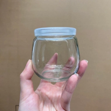 Combo 5 Hũ Thủy Tinh Sữa Chua Béo 200ml và Hủ Thạch Rau Câu, Mứt, Nắp Đậy Kín Tiện Lợi - Giá 16.500 VND 3