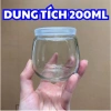 Combo 5 Hũ Thủy Tinh Sữa Chua Béo 200ml và Hủ Thạch Rau Câu, Mứt, Nắp Đậy Kín Tiện Lợi - Giá 16.500 VND 6