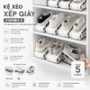 Combo 5 Kệ giày gấp gọn TS-5.138 màu Vàng - Tiết kiệm không gian
