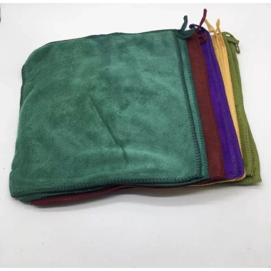 Combo 5 khăn cotton có móc - Lau xe, tay, bếp, nail, bảo đảm hàng dày 36k