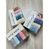 Combo 5 khăn gội đầu cotton 35x75cm mềm mại, thấm hút nước tốt, chỉ 135.000 VND 2