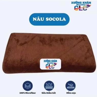 Combo 5 khăn gội đầu lau đầu 35x75 Microfiber mềm mại, thấm hút tốt, đa năng spa làm tóc giá 19.000 VND 10