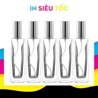 Combo 5 Lọ chiết nước hoa thủy tinh 20ml trụ vuông dài hàng cao cấp loại 1 - Giá chỉ 37.5k 5