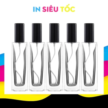 Combo 5 Lọ chiết nước hoa thủy tinh 20ml trụ vuông dài hàng cao cấp loại 1 - Giá chỉ 37.5k 7