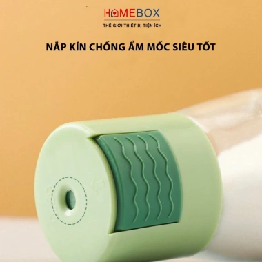 Combo 5 lọ đựng gia vị thủy tinh 180ml - Nút bấm chống ẩm, gọn gàng cho bếp 5 Combo 5 lọ đựng gia vị thủy tinh 180ml - Nút bấm chống ẩm, gọn gàng cho bếp 5
