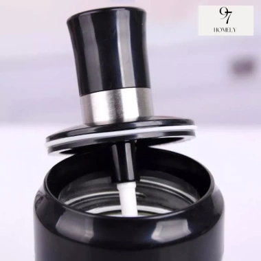 Combo 5 Lọ Gia Vị Thủy Tinh Gắn Thìa Lấy Thông Minh - Chịu Nhiệt Độ Cao, Bền Bỉ 97 Homely