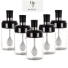 Combo 5 Lọ Gia Vị Thủy Tinh Gắn Thìa Lấy Thông Minh - Chịu Nhiệt Độ Cao, Bền Bỉ 97 Homely 5
