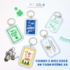 Combo 5 Móc Khóa RIN HUDA - Thông Điệp Cổ Vũ, Tích Cực, Bùa May Mắn, Lời Nhắn Nhủ - 58.000₫ 4
