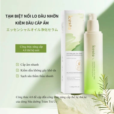 Combo 5 Món Chăm Sóc Da Tràm Trà Úc ICESEA Cấp ẩm Kiềm Dầu Giảm Mụn Giá 299k 4