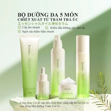 Combo 5 Món Chăm Sóc Da Tràm Trà Úc ICESEA Cấp ẩm Kiềm Dầu Giảm Mụn Giá 299k 10