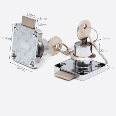 Combo 5 ổ khóa tủ Everygood - khóa hộc kéo, khóa tủ gỗ chắc chắn, chỉ 54.000đ 3 Combo 5 ổ khóa tủ Everygood - khóa hộc kéo, khóa tủ gỗ chắc chắn, chỉ 54.000đ 3