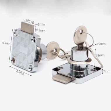 Combo 5 ổ khóa tủ Everygood - khóa hộc kéo, khóa tủ gỗ chắc chắn, chỉ 54.000đ