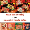 Combo 5 Set 15 Bao Lì Xì Ngang Phong Bì Thư Cao Cấp Tết 2.026 Giá 27.000 VNĐ 6