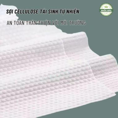 Combo 5 Túi Khăn Tắm Du Lịch 1 Lần Sợi Cellulose Cao Cấp Mềm Mịn - Siêu Thấm Hút, Giá Ưu Đãi 55.000 VND