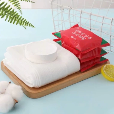 Combo 5 Viên Khăn tắm nén du lịch cotton dùng 1 lần 70x100cm - Thấm nhanh, thâm nước tốt, chỉ 27.300đ