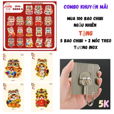 Combo 50-100 Bao Lì Xì Truyền Thống Mix Ngẫu Nhiên - Đủ Mẫu Hottrend, Hình Đẹp Sắc Nét - Giá chỉ 20.900 VND