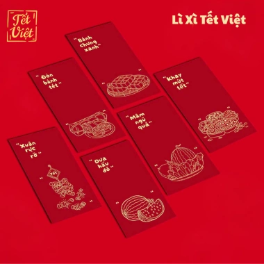 Combo 50 Bao Lì Xì Chibi Tết 2.026 - Con Ngựa Cán Màng Cao Cấp, Mẫu Sang Trọng, Giấy In Sắc Nét - 22.022 VND