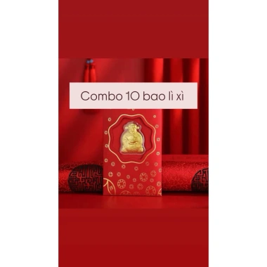 Combo 50 Bao Lì Xì Ông Thần Tài Hỏa Tốc - Thu Hút Tài Lộc Năm Mới Quà Phong Thủy