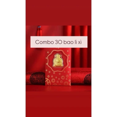 Combo 50 Bao Lì Xì Ông Thần Tài Hỏa Tốc - Thu Hút Tài Lộc Năm Mới Quà Phong Thủy