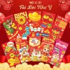 Combo 50 bao lì xì tết bình ngô 2.026 - Hoạt hình Chibi gia đình, chỉ 26.000 VND