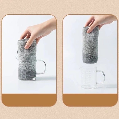 Combo 50 khăn 20x20cm lau bếp đa năng 2 mặt than tre mềm hút nước tốt Giá 67.000 VND