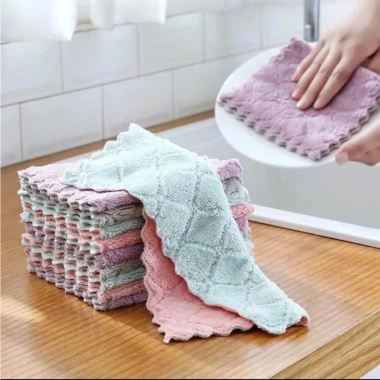 Combo 50 Khăn Lau Bếp Đa Năng 2 Mặt Siêu Thấm Nước Giá Ưu Đãi 55.000₫