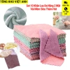 Combo 50 Khăn Lau Nhà Bếp Đa Năng 2 Mặt Siêu Thấm Hút Lau Tay, Bát Đĩa, Bàn Ghế, Tiện Lợi TKVA 208 Giá 15.000đ