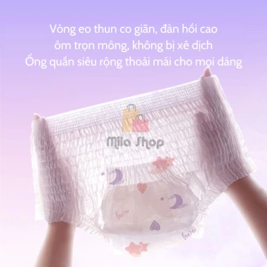 Combo 50 miếng bvs quần Veermoon mẹ sau sinh, 5 túi đêm size M-L-XL, 135k 2