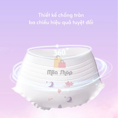 Combo 50 miếng bvs quần Veermoon mẹ sau sinh, 5 túi đêm size M-L-XL, 135k 3
