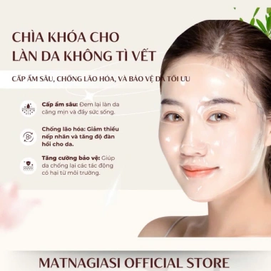 Combo 50 Miếng Mặt Nạ Thạch Thuỷ Tinh Collagen Bioaqua Dưỡng Trắng Căng Bóng 4