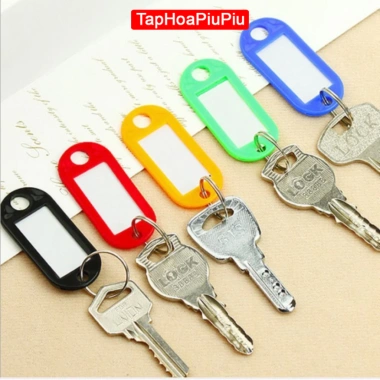 Combo 50 móc khóa đánh dấu và thẻ name tag ghi chú hành lý - Giá chỉ 19.000₫