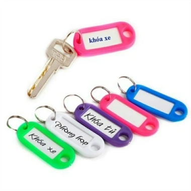 Combo 50 móc khóa đánh dấu và thẻ name tag ghi chú hành lý - Giá chỉ 19.000₫