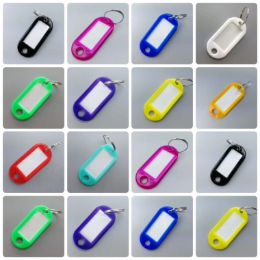 Combo 50 móc khóa đánh dấu và thẻ name tag ghi chú hành lý - Giá chỉ 19.000₫