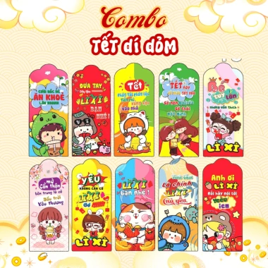 Combo 50/100 Bao Lì Xì Đẹp Tết Bính Ngọ 2.026 - Hot Trend, Lì Xì May Mắn, Mẫu Chúc Năm Mới - Nanastore