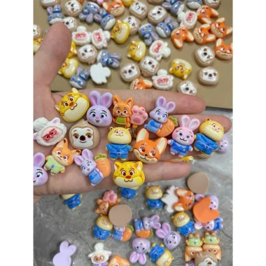 Combo 50/100 Cham Cào & Thỏ Tự Xé - Đồ Chơi Handmade, Quà Tặng Bé, Trang Trí