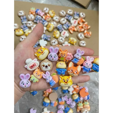 Combo 50/100 Cham Cào & Thỏ Tự Xé - Đồ Chơi Handmade, Quà Tặng Bé, Trang Trí 7