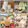 Combo 50/20/10 Hũ Sữa Chua PET Trong Suốt 80‑120ml kèm Nắp Tặng Tem Dán Giá 25.599