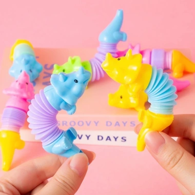 Combo 5/10 Đồ Chơi Tê Giác Kéo Dãn Nhiều Màu Xả Stress Quà Tặng Yêu Thích Cho Bé 24.900₫