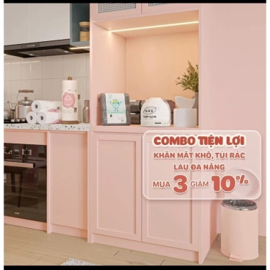 Combo 6 bịch Khăn mặt khô TopGia dùng 1 lần Siêu mềm mịn an toàn da chỉ 70.000đ
